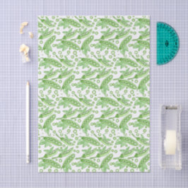 Papel De Seda Ervilhas vegetais