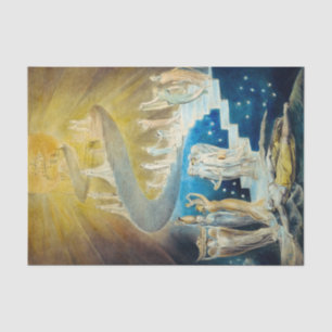 Papel De Seda Escada de Jacob por William Blake