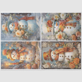 Papel De Seda Escada de Neve Vitoriana 4