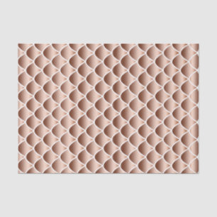 Papel De Seda Escalas de cobre do cobra