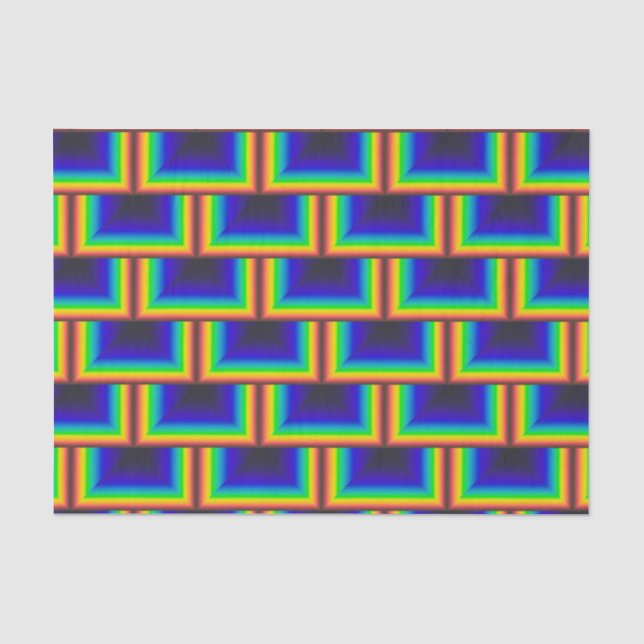 Papel De Seda Escalas quadradas de espectro solar (Frente )