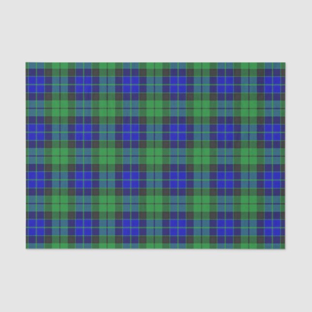 Papel De Seda Escocês Gifts Clan MacKay Tartan (Frente )