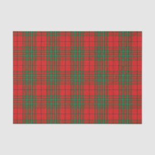 Papel De Seda Escocês Presentes Clan Cumming Red Tartan