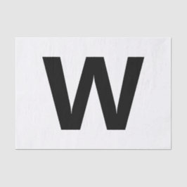 Papel De Seda Escolher qualquer letra | Fonte: Aberto Sans Conde