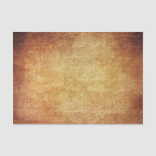 Papel De Seda Escrita Antiga em um Fundo de Bronze
