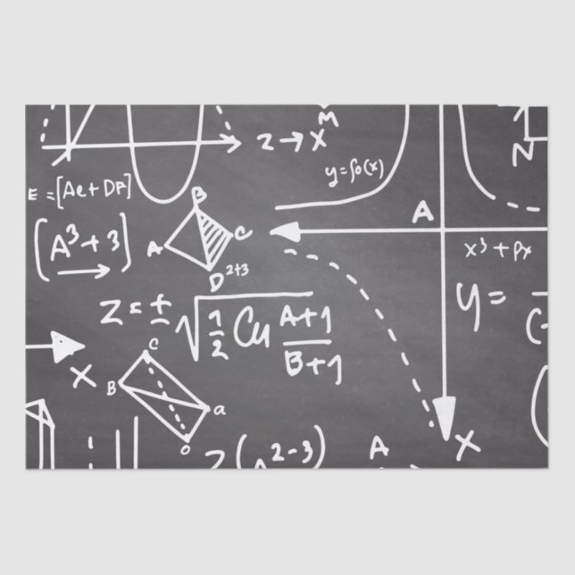 Papel De Seda Escritores de matemática (Frente )