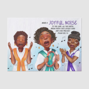 Papel De Seda Escritura afro-americana de cantores