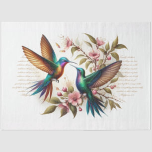 Papel De Seda Escritura Philippians 4:8 Desligamento de Hummingb