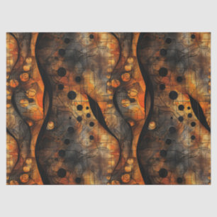 Papel De Seda Escuro Gótico Sensação de Amarelo Negro