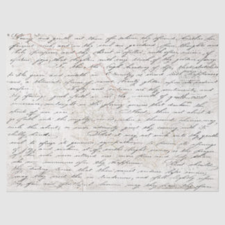 Papel De Seda Escuro Vintage - Script Antiquado - Letra Desi