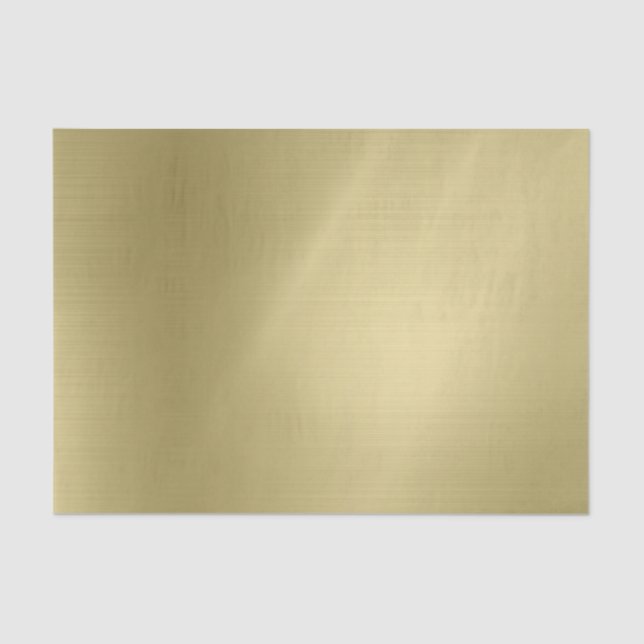 Papel De Seda Esmagado Profundo Dourado (Frente )