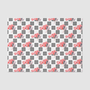 Papel De Seda Esmalte em unhas (Design 22 Série Vermelha)