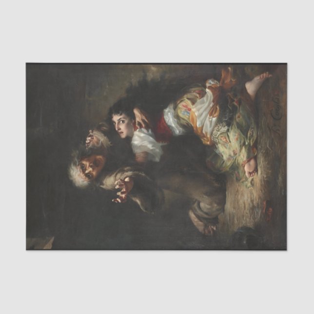 Papel De Seda Esmeralda Henri Coeylas Art (Frente )