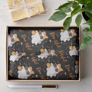 Papel De Seda Especiaria Ghost Pumpkin do Halloween Bonita Perso