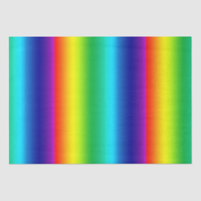 Papel De Seda Espectro das cores do arco-íris   (Frente )