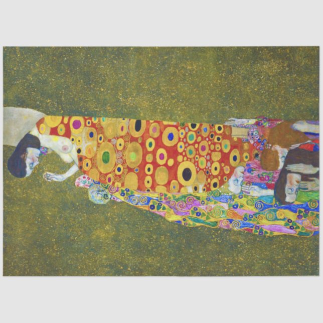 Papel De Seda Esperança, Gustav Klimt (Frente )
