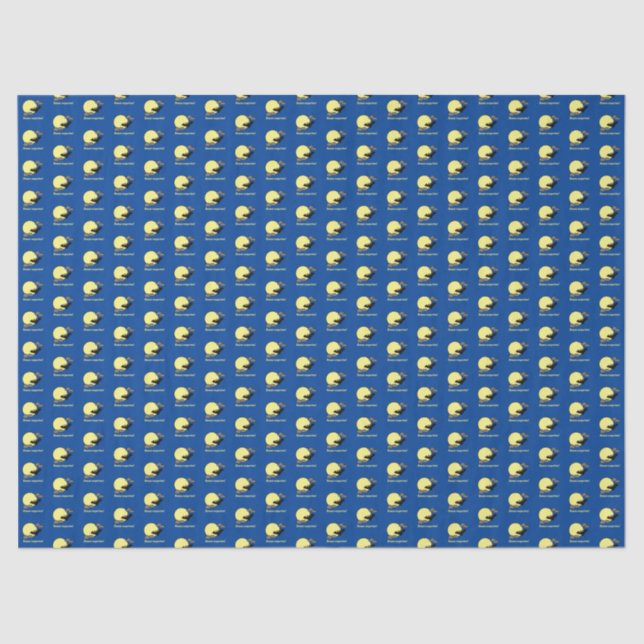 Papel De Seda Esperanto: Bonan Vesperton! Luz Noturna (Frente )