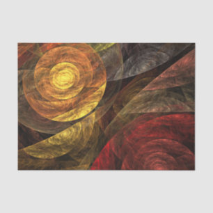 Papel De Seda Espiral da Abstrato de Arte da Vida