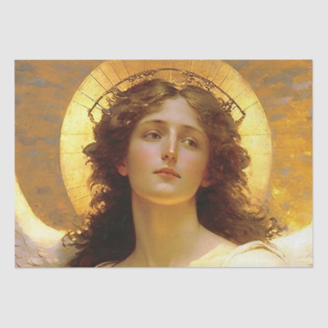 Papel De Seda Espírito do Anjo ouro da Manhã (Frente )