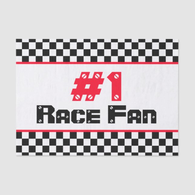 Papel De Seda Esporte Negro e Branco Inspirado (Frente )