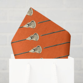 Papel De Seda Esportes de Lacrosse Laranja