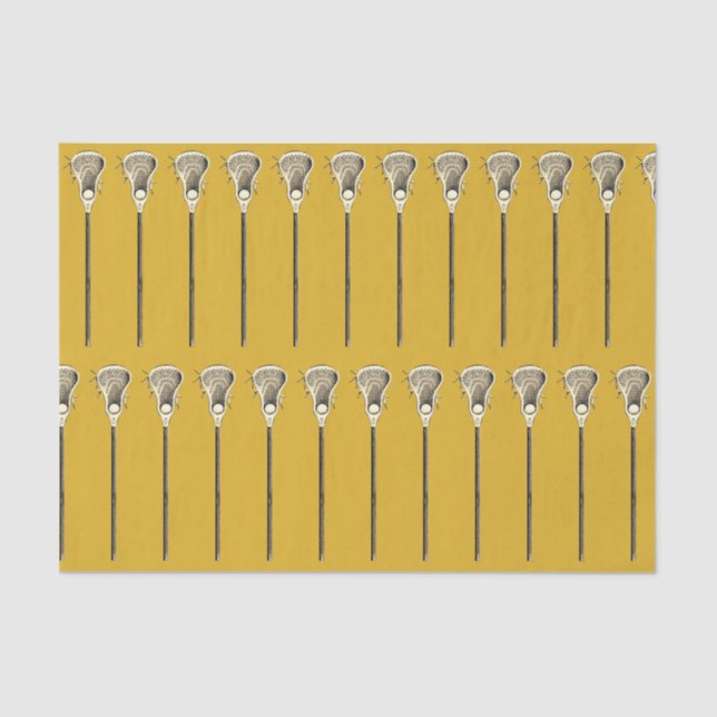 Papel De Seda Esportes Dourados Lacrosse (Frente )