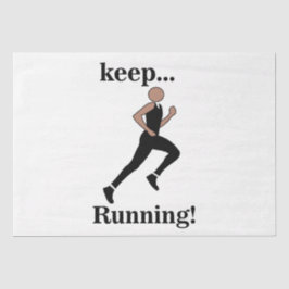 Papel De Seda Esportes Runner Athlete