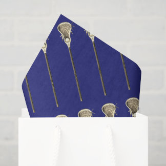 Papel de seda esportivo azul de Lacrosse