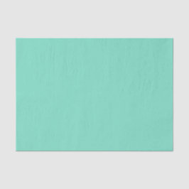 Papel De Seda Espuma do Mar Verde Água Sólido Rico
