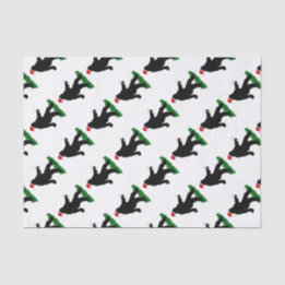 Papel De Seda Esquadrão de Natal - Esmagando com Canas Doces