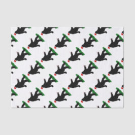 Papel De Seda Esquadrão de Natal - Esmagando com Canas Doces