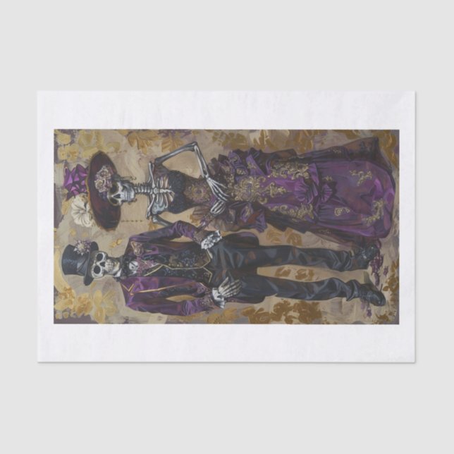 Papel De Seda Esqueleto Lyfe30 (Frente )