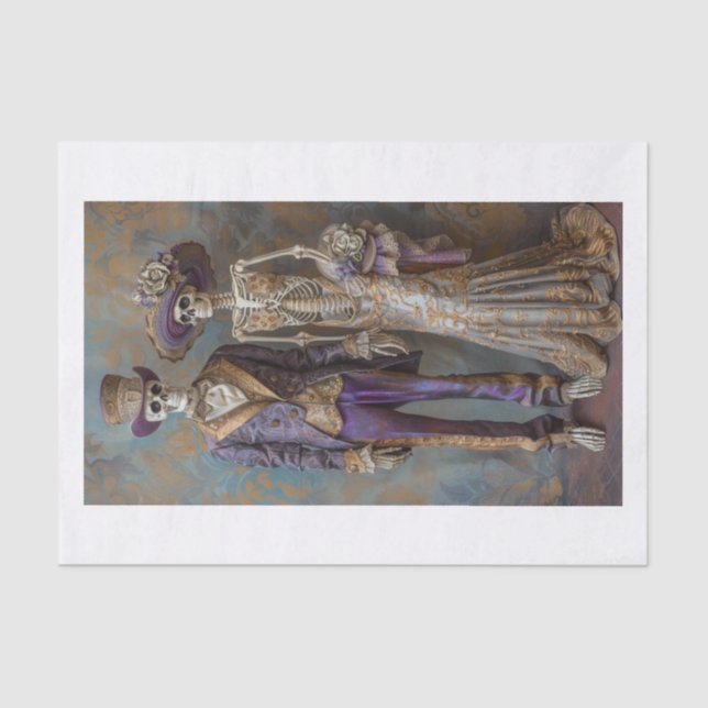 Papel De Seda Esqueleto Lyfe32 (Frente )