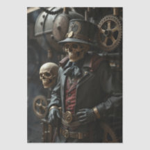 Esqueleto Steampunk de Halloween