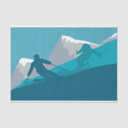 Papel De Seda Esqui alpino