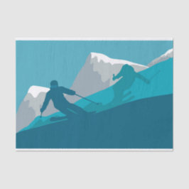 Papel De Seda Esqui alpino