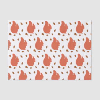 Papel De Seda Esquilo Vermelho