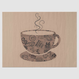 Papel De Seda Essência Aconchegante de Café