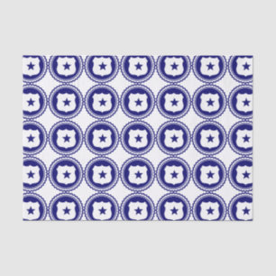 Papel De Seda Essencial • Crachá azul da polícia do primeiro