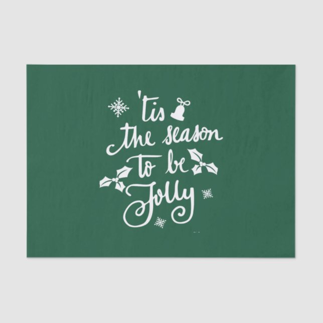 Papel De Seda Esta é a estação a ser alegre (Frente )