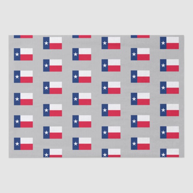 Papel De Seda Estado do Texas Flag, (Frente )