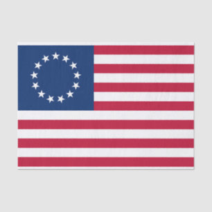 Papel De Seda Estados Unidos Betsy Ross Flag