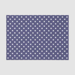 Papel De Seda Estados Unidos Flag White Stars (Estrelas Brancas