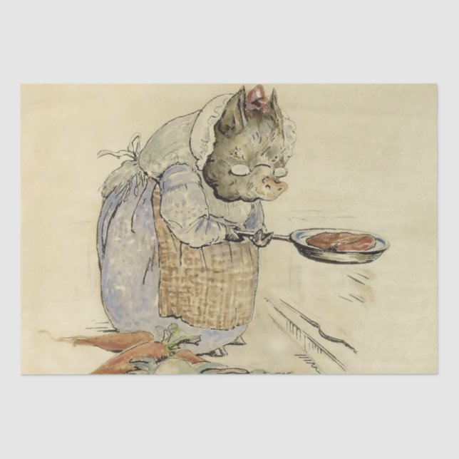 Papel De Seda Este porco tinha carne por Beatrix Potter (Frente )