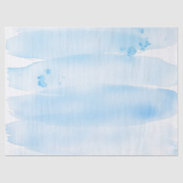 Papel De Seda Estilo Acuarela Azul – Minimalista, Fresco y Elega