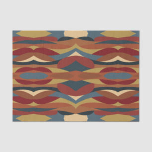 Papel De Seda Estilo de Vidro Geométrico Opaco Abstrato