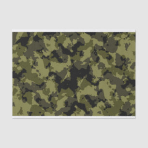 Papel De Seda Estilo militar de Camouflage