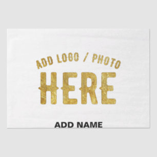 PAPEL DE SEDA ESTILO MODERNO PERSONALIZÁVEL BRANCO VERIFICADO MA