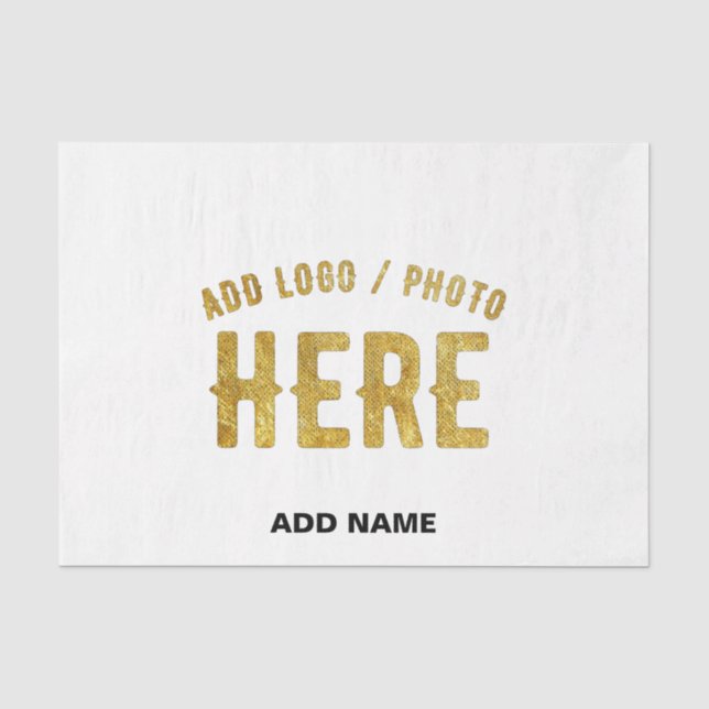 PAPEL DE SEDA ESTILO MODERNO PERSONALIZÁVEL BRANCO VERIFICADO MA (Frente )