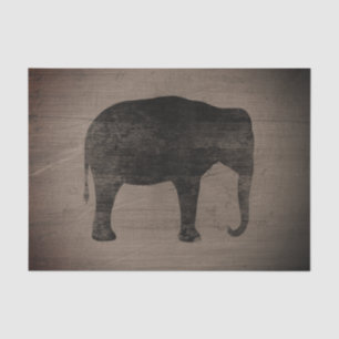 Papel De Seda Estilo Russo do Elefante Asiático
